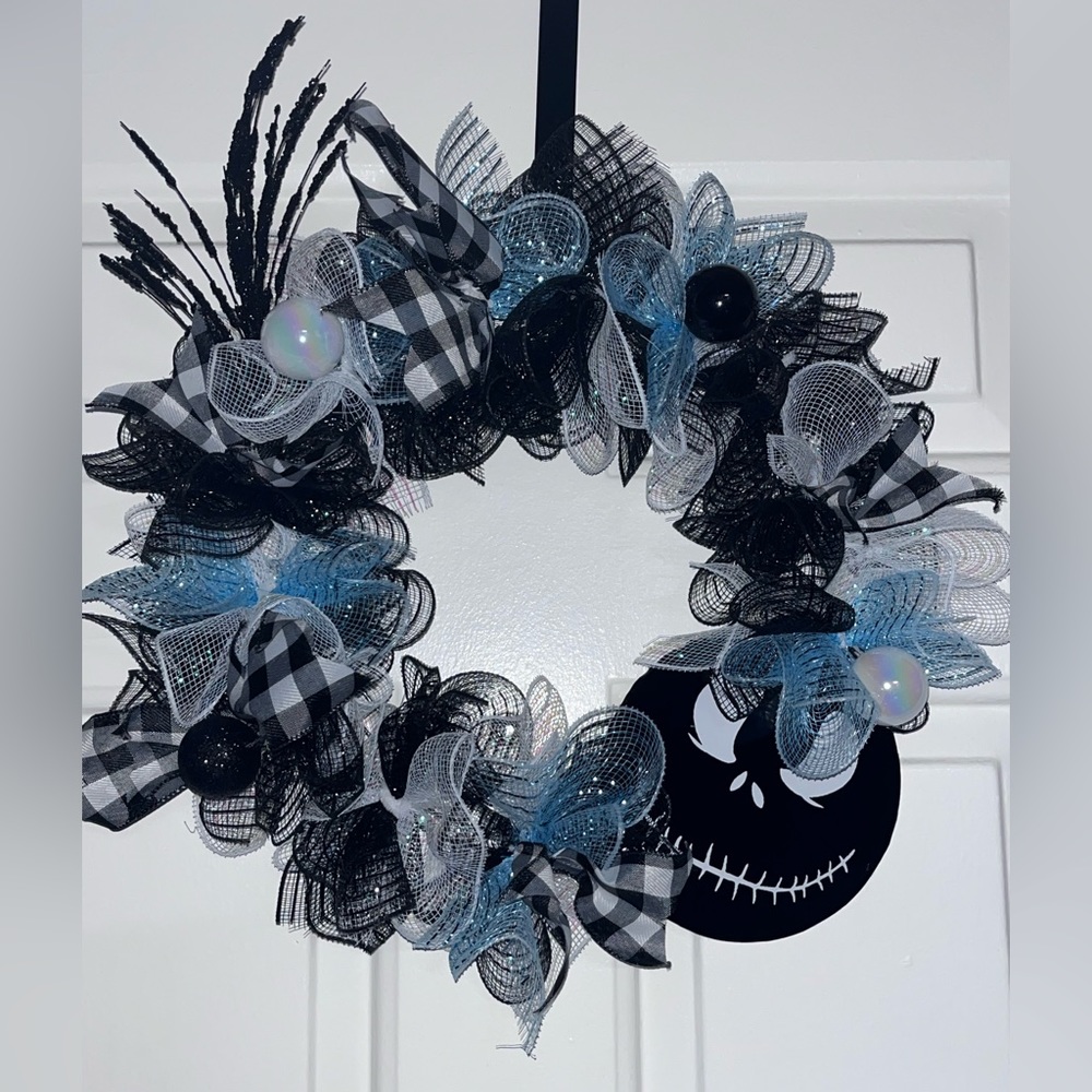 Jack skellington wreath